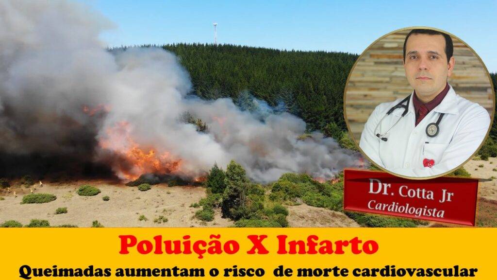 poluição atmosférica queimadas e fumaça aumento o risco de morte por doenças cardiovasculares como o infarto